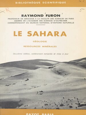 cover image of Le Sahara